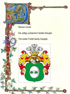cover image of The noble Polish family Dangiel. Die adlige polnische Familie Dangiel.
